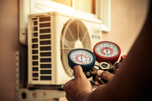 Professional Hvac Maintenance technician working in Fallston, NC